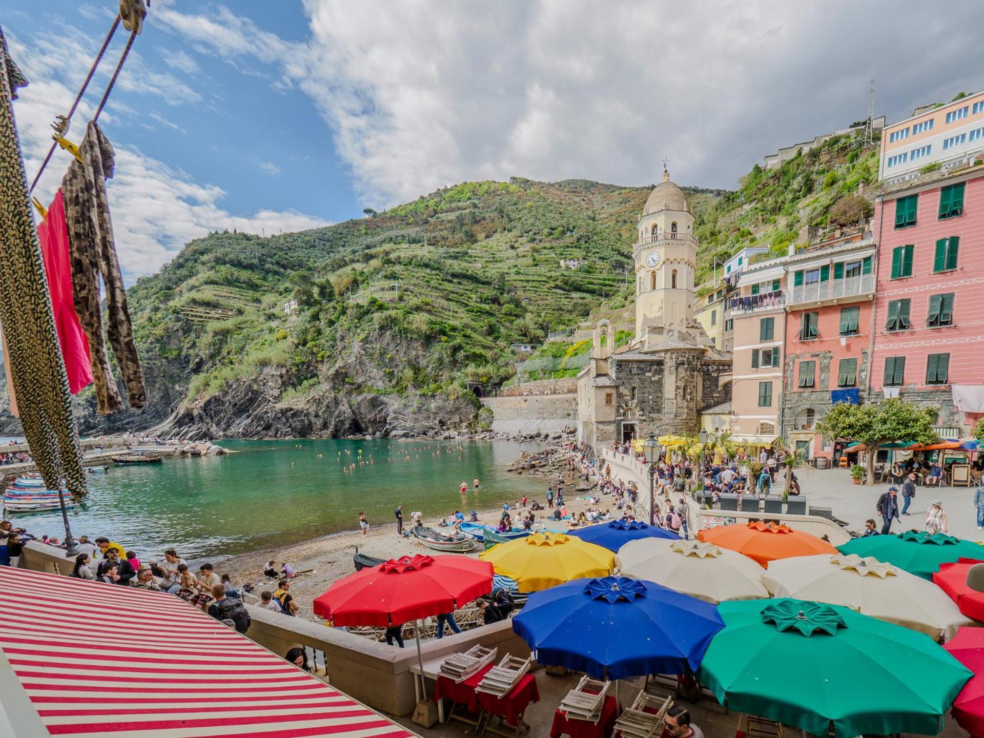 Mainetta Sea View Apartment With Ac Vernazza Eksteriør billede