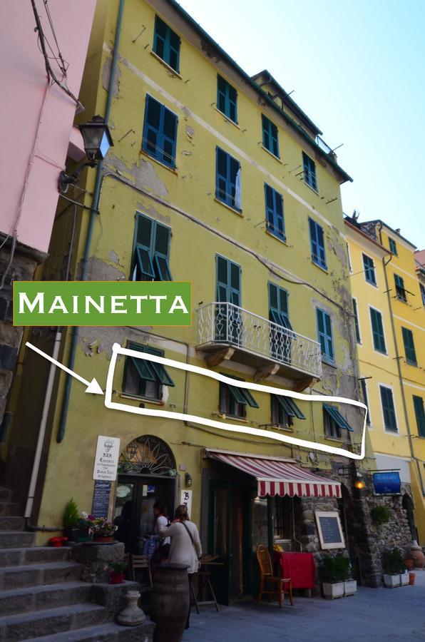 Mainetta Sea View Apartment With Ac Vernazza Eksteriør billede